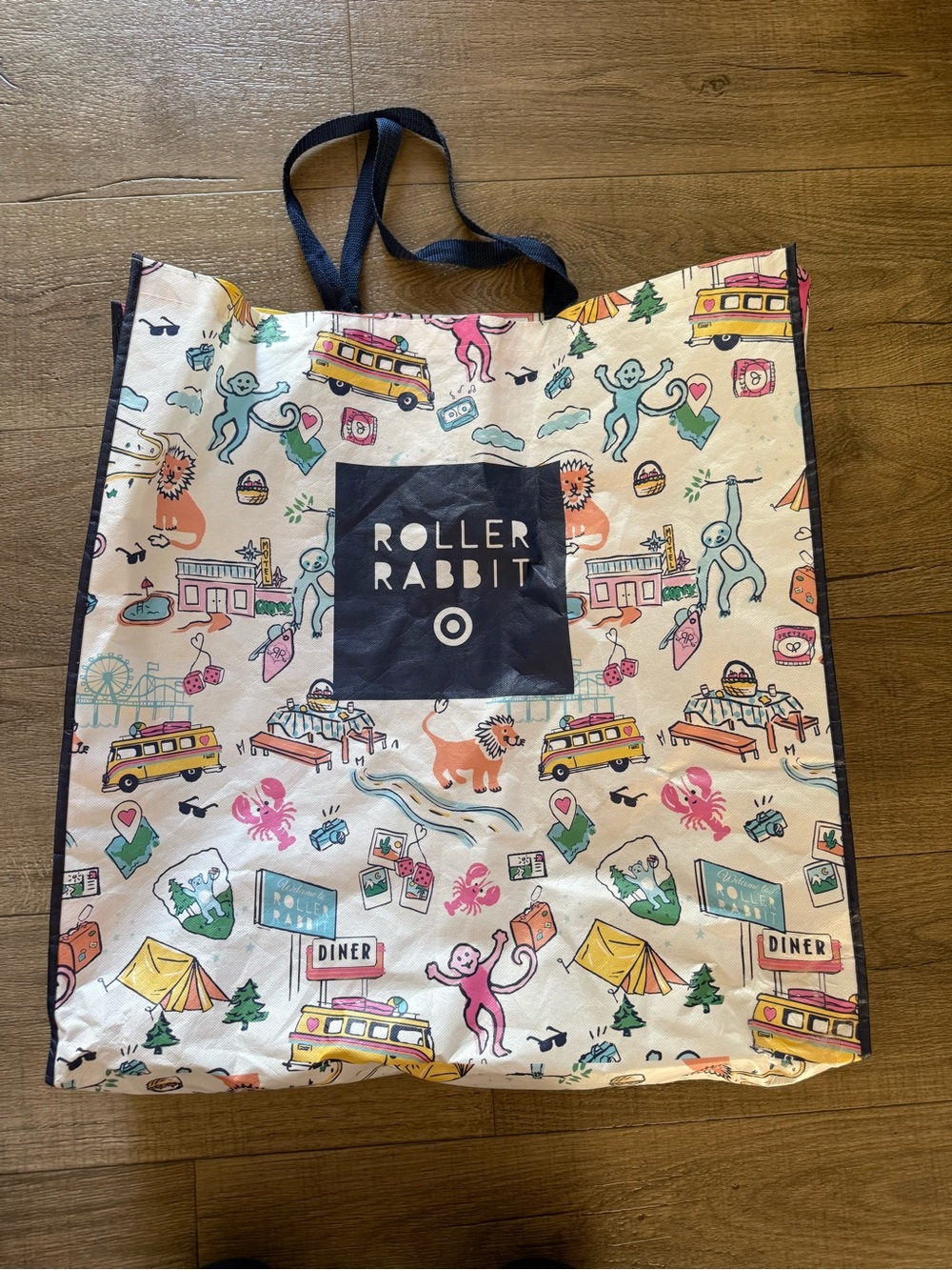 Roller Rabbit Multicolor Printed Tote Bag